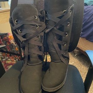 UGG Knee High Lace Up boots